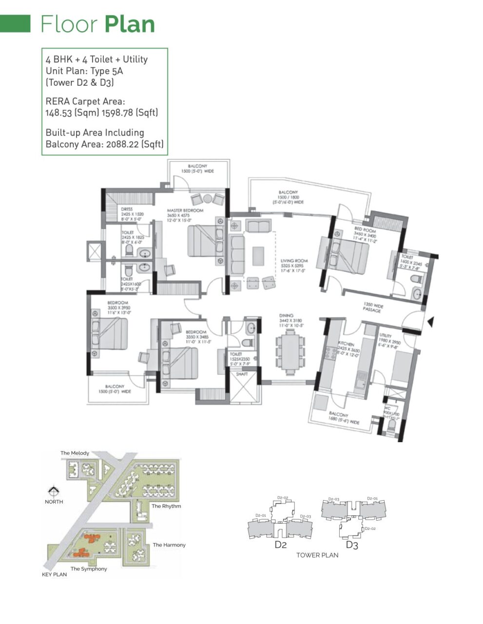 Experion the Heartsong Floor Plan